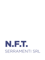N.T.F. SERRAMENTI logo bianco
